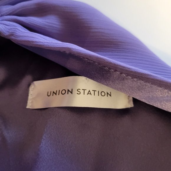 NWOT Union Station Bride's Maid Dress with Twisted Neckline in Colour Size 12/14 - Picture 8 of 10